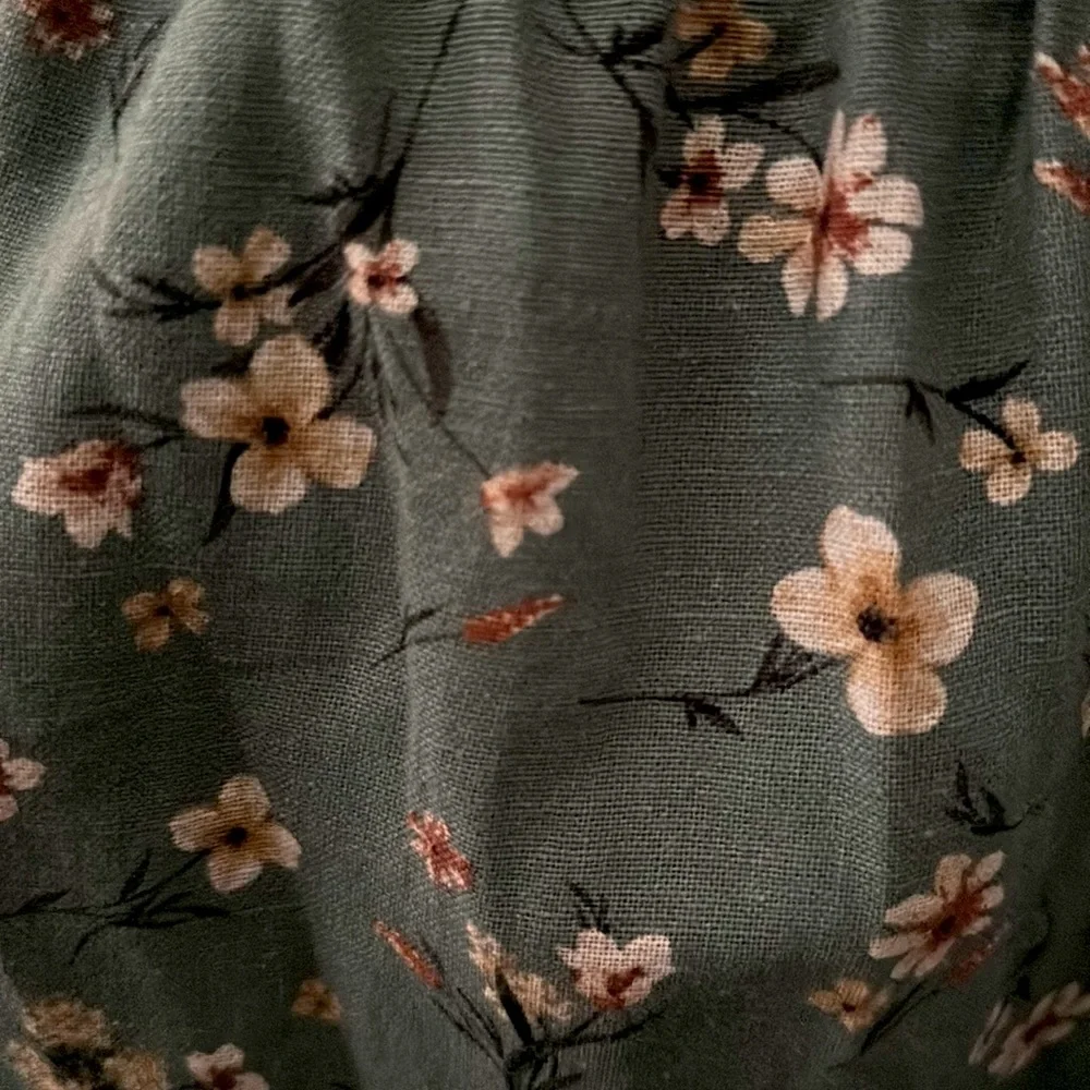 Just Found Floral Sage Green Cottage-core midi dress. NWT 🌿 - Picture 11 of 11
